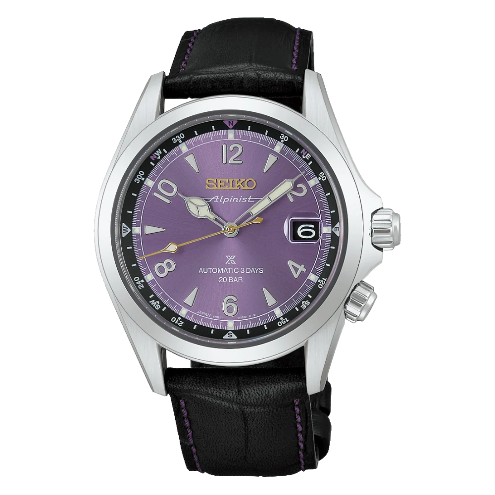 Montre Seiko Prospex Alpinist Automatique HBC006J1 cadran violet