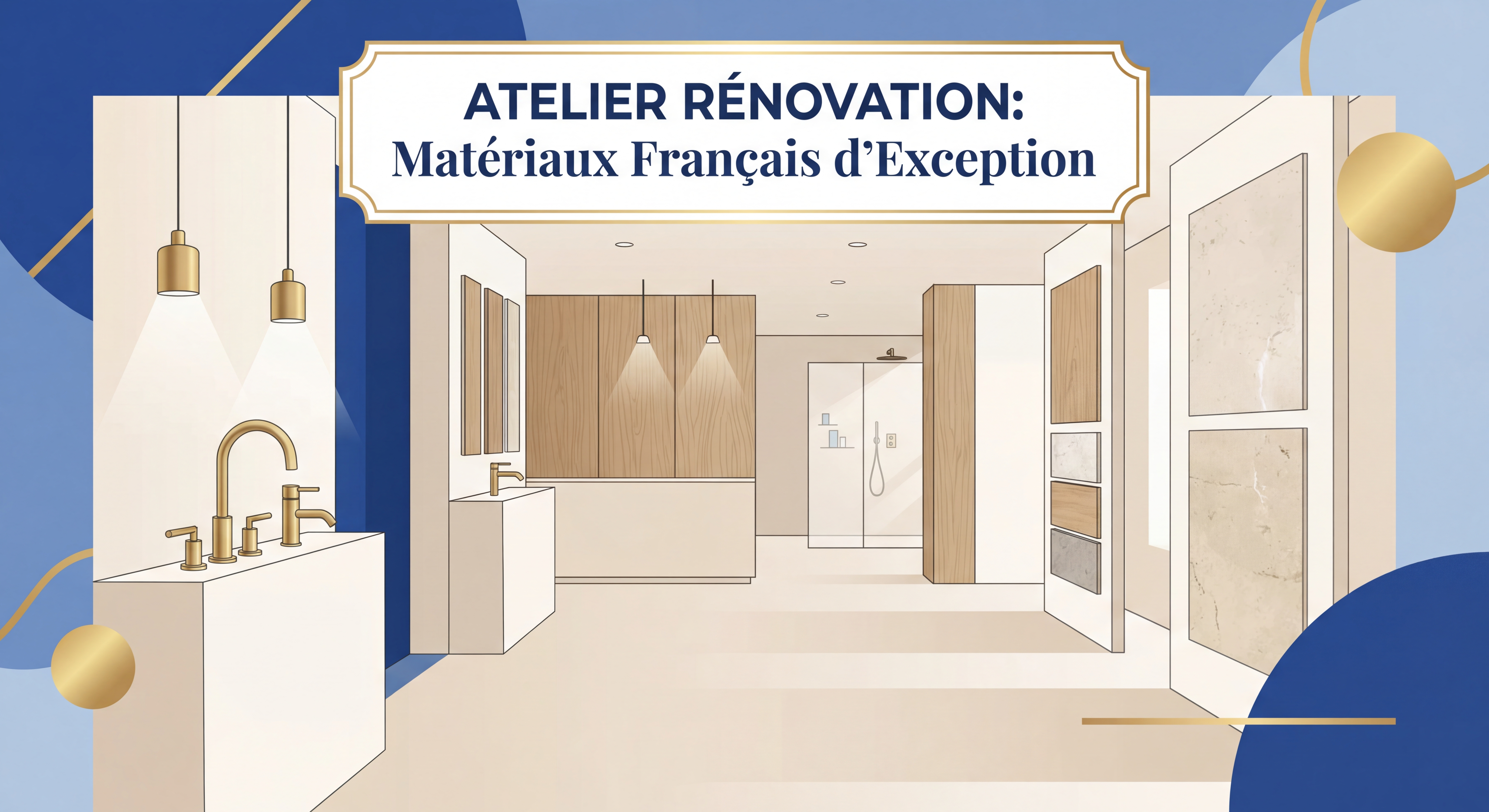 Showroom de matériaux français haut de gamme pour la rénovation
