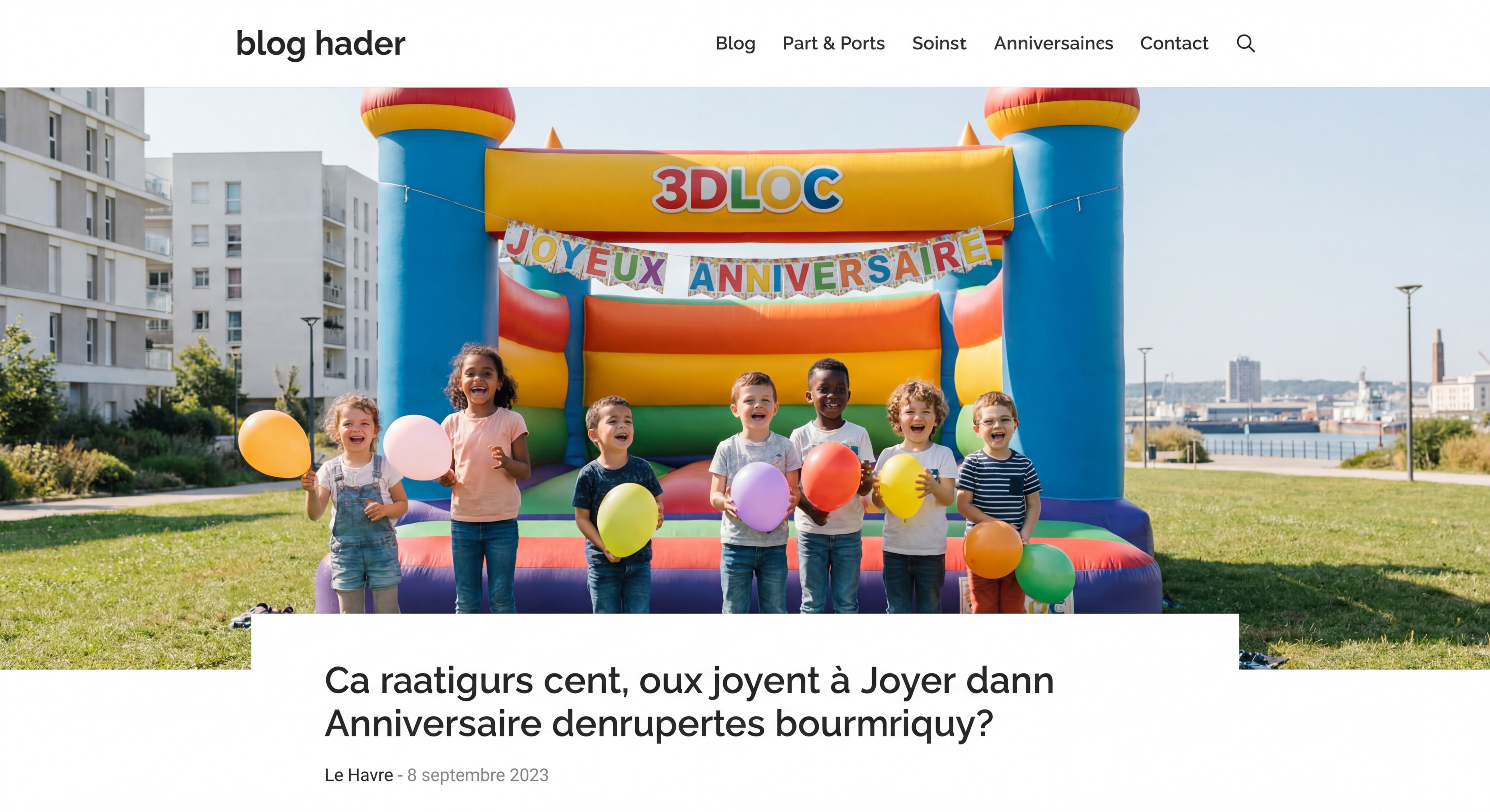 Groupe d'enfants heureux