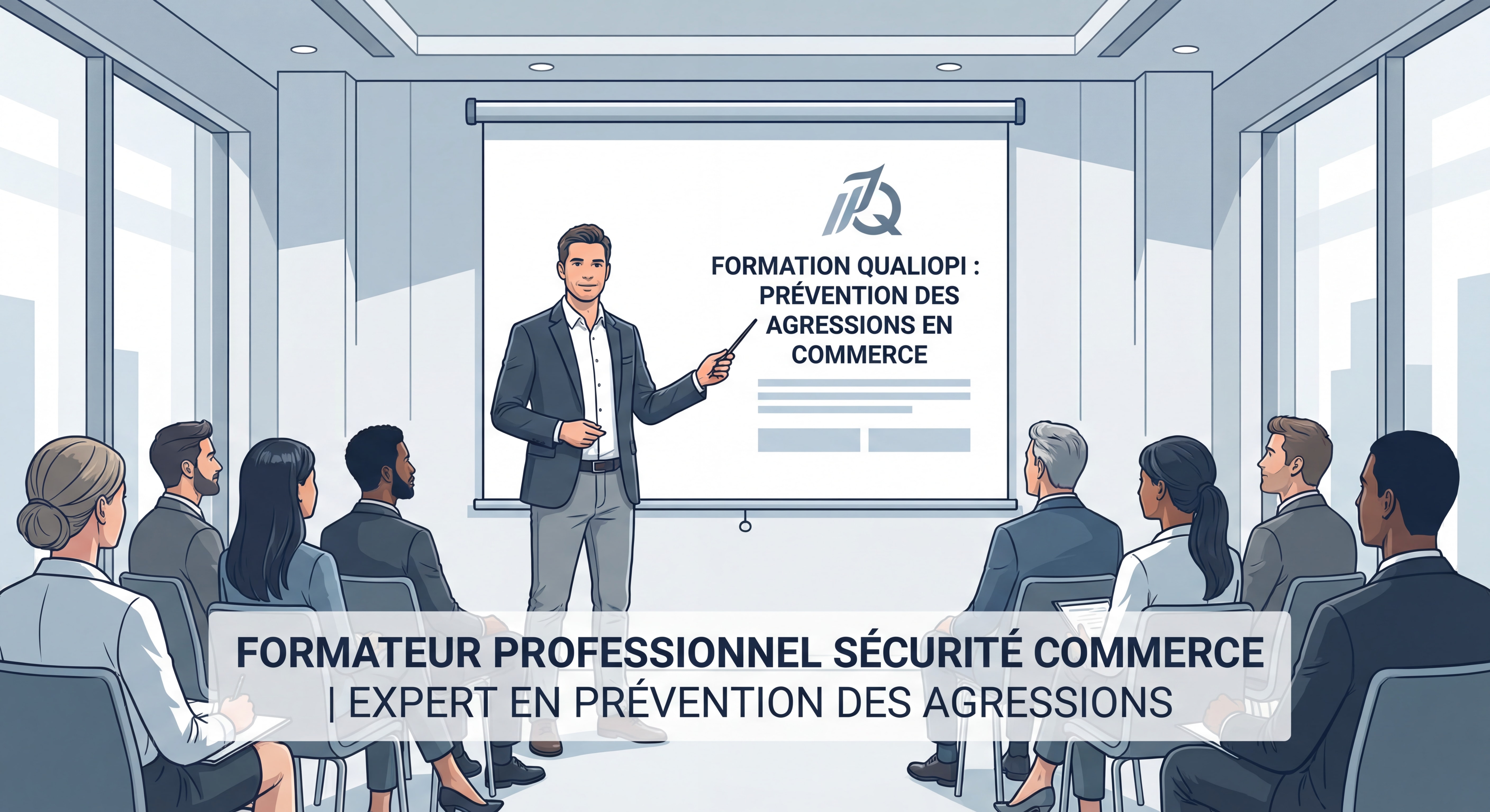 Formateur professionnel sécurité commerce - Expert en prévention des agressions dispensant une formation certifiée Qualiopi