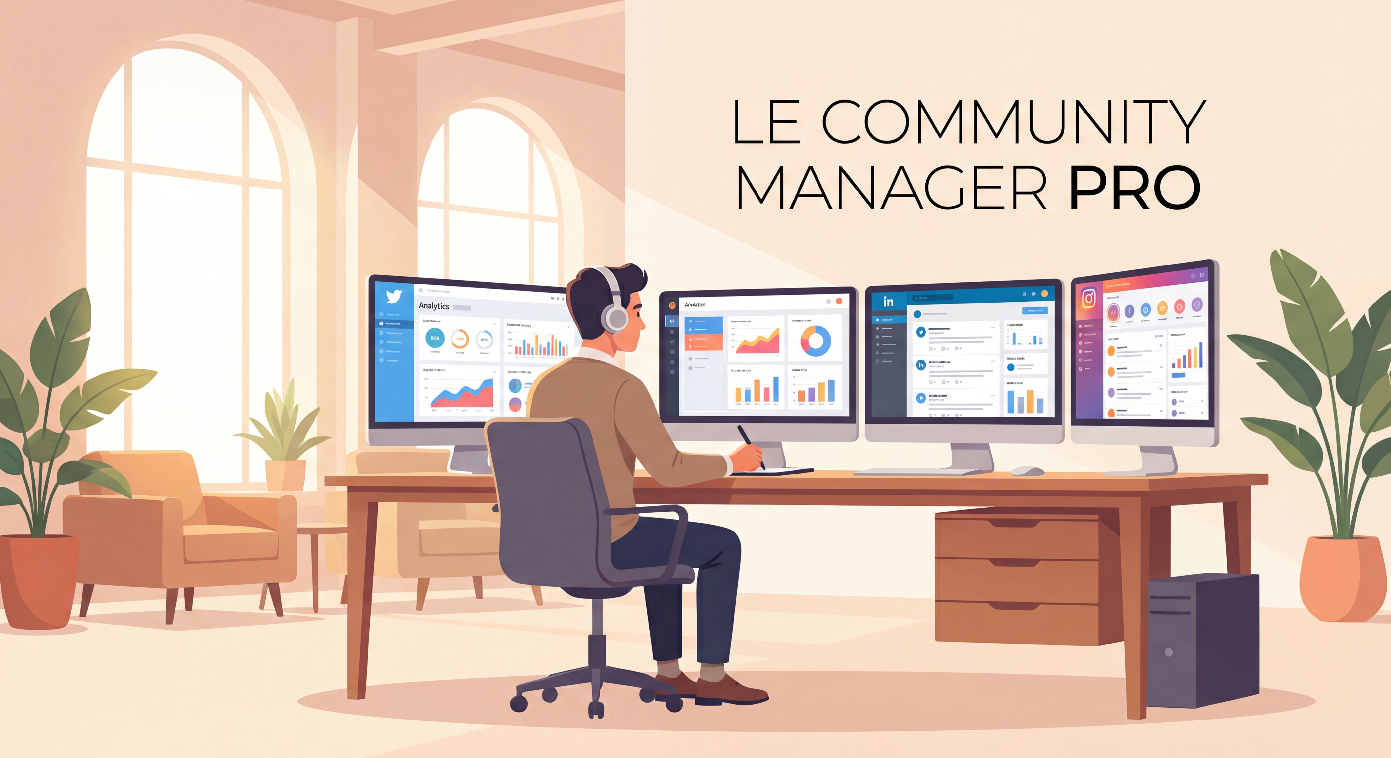 Monteur vidéo professionnel travaillant sur un projet corporate