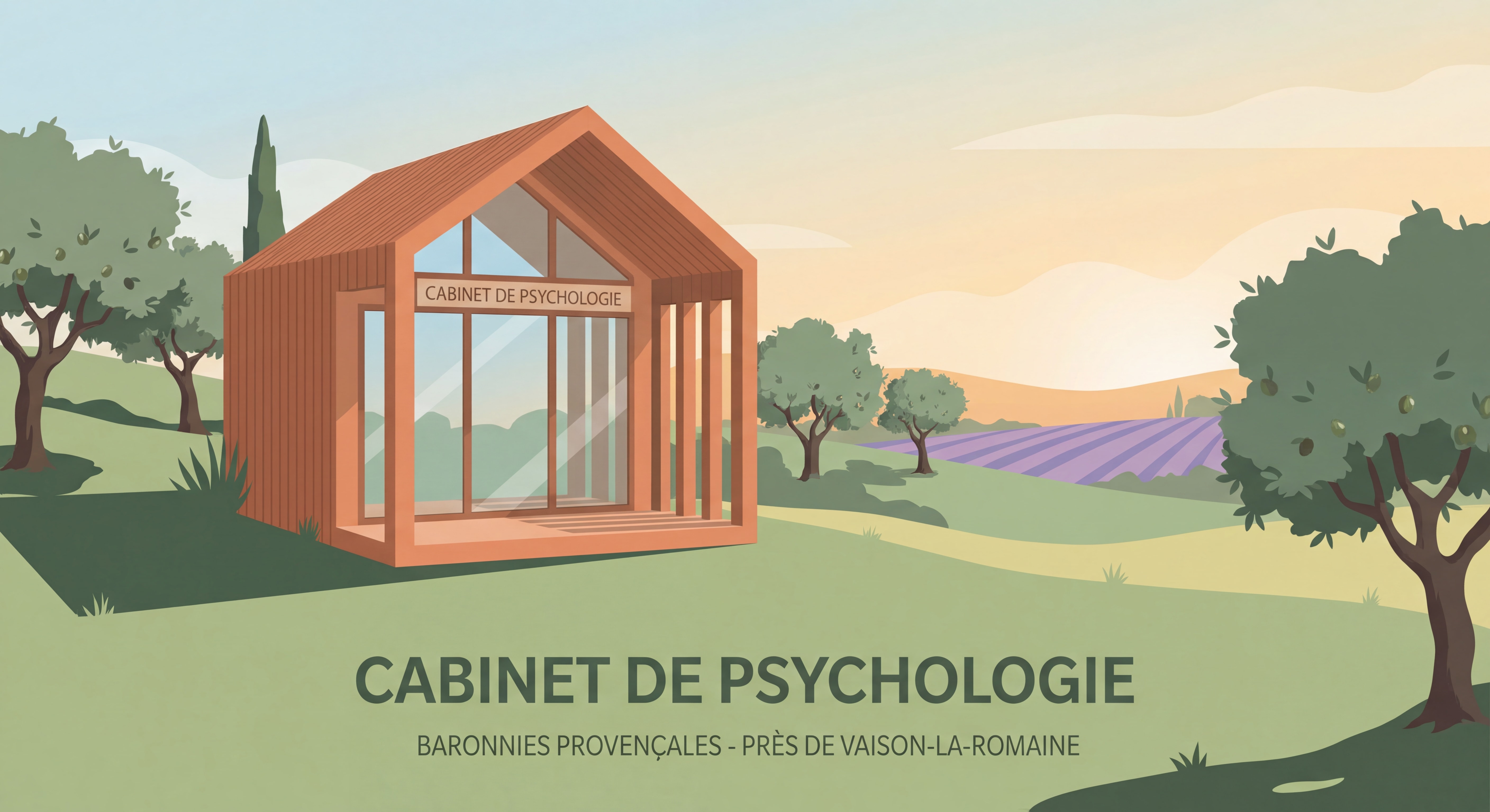 Cabinet de psychologie en environnement naturel dans les Baronnies provençales près de Vaison-la-Romaine