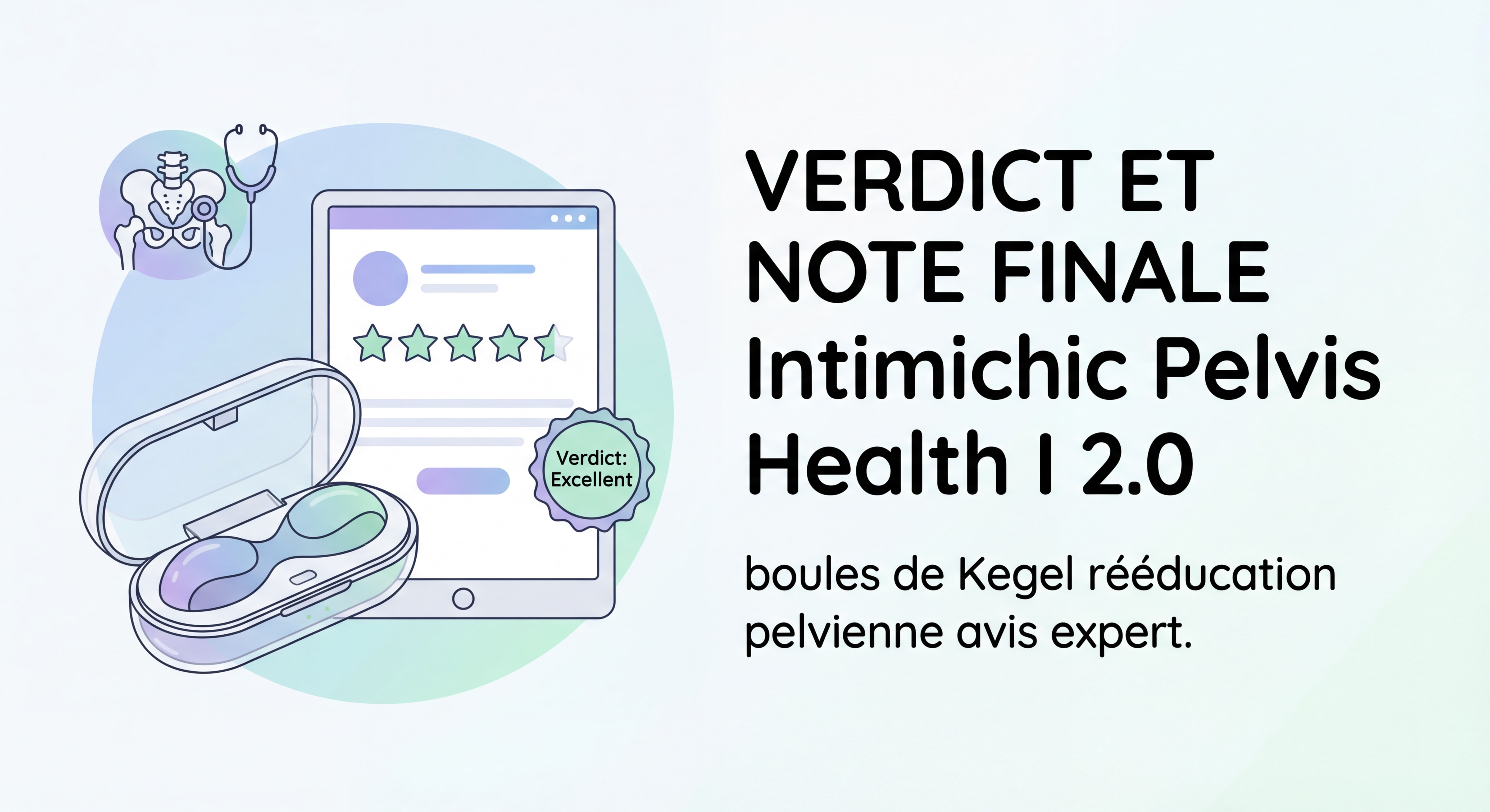 Verdict et note finale Intimichic Pelvis Health I 2.0 boules de Kegel rééducation pelvienne avis expert