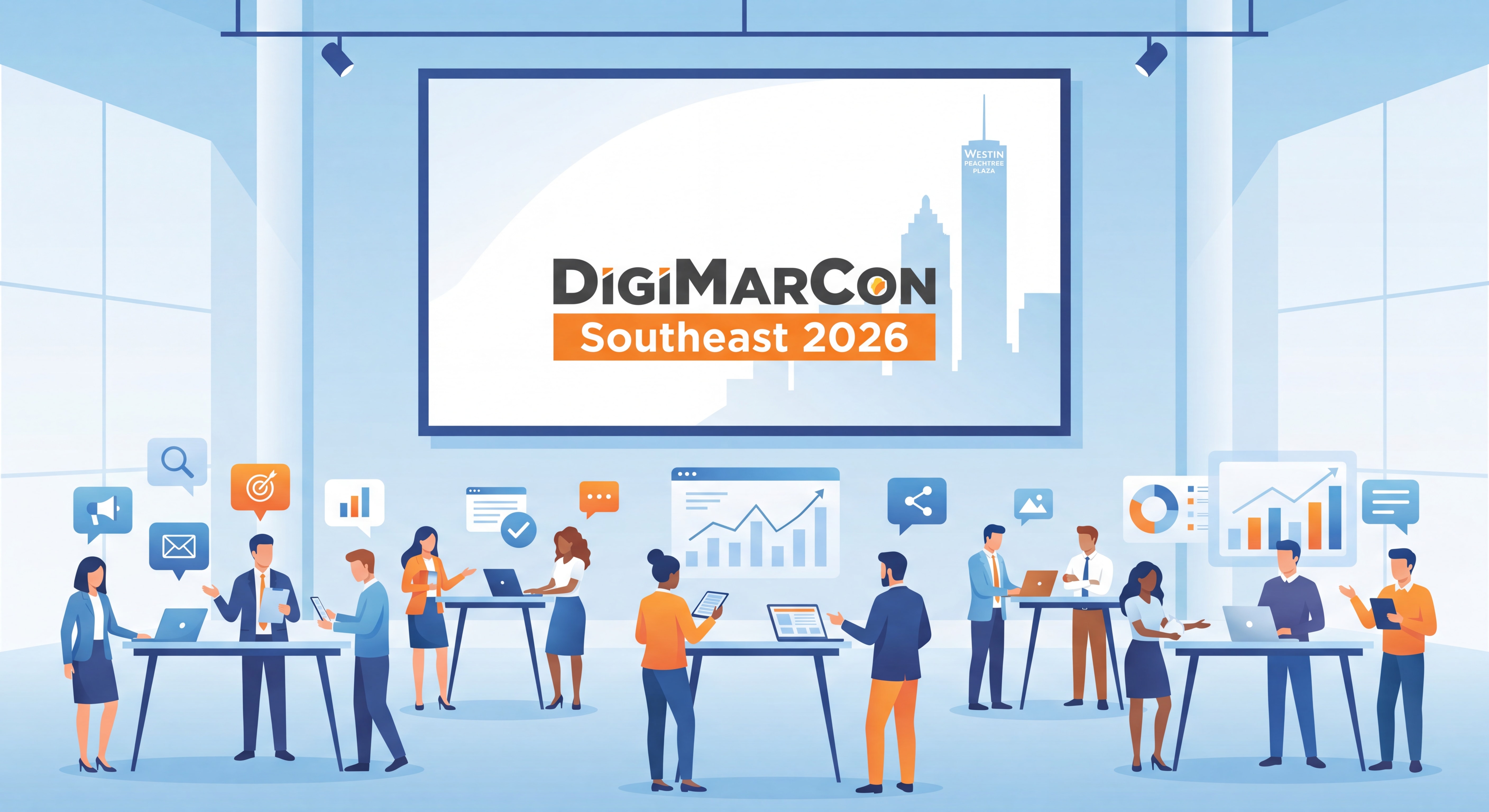 DigiMarCon Southeast 2026 conference at Westin Peachtree Plaza Atlanta digital marketing event
