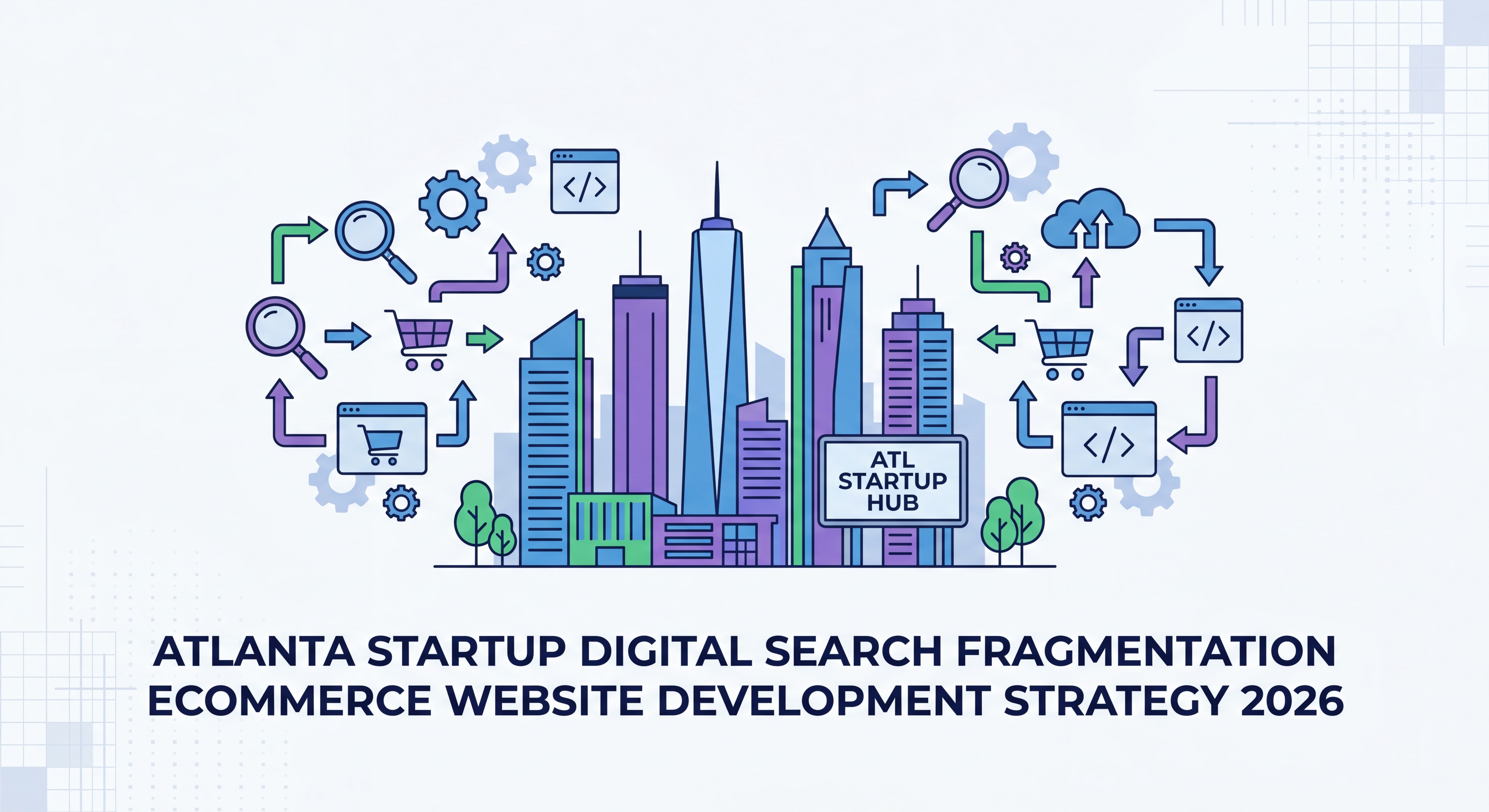 Atlanta startup digital search fragmentation ecommerce website development strategy 2026