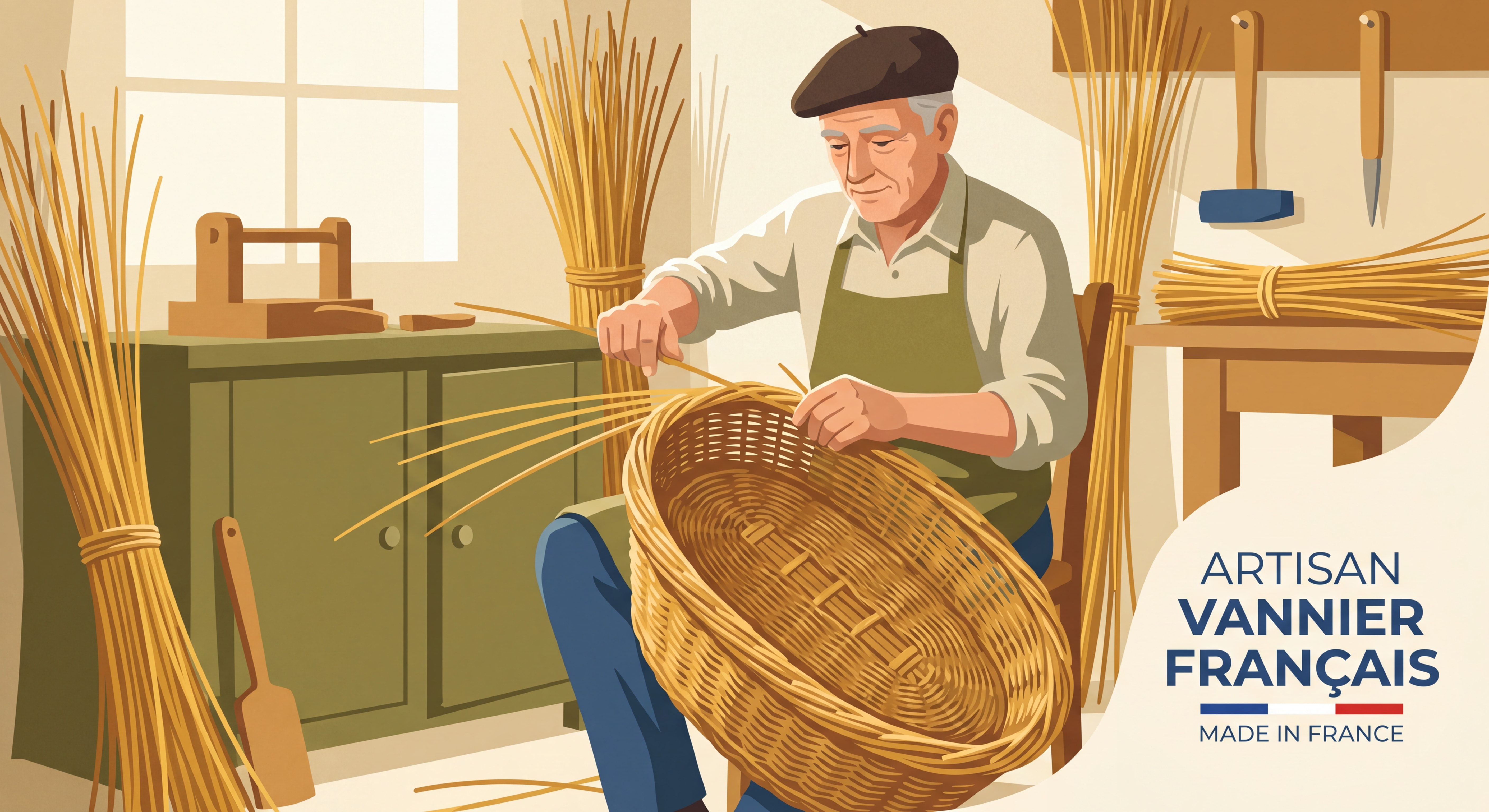 La Manne en Osier : Quand les Mains d&rsquo;un Artisan Vannier Racontent Mille Ans d&rsquo;Histoire