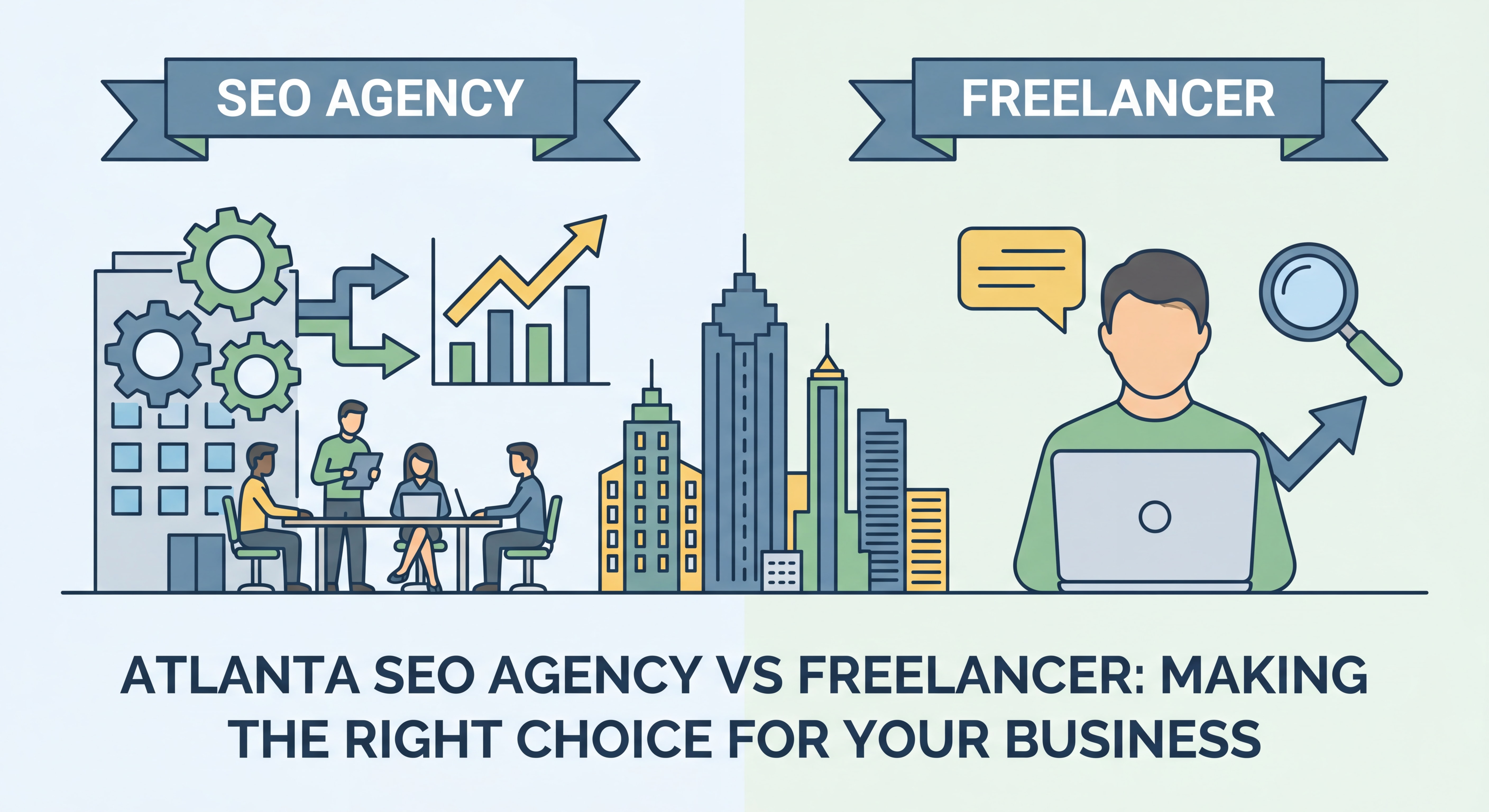 seo agency vs freelancer atlanta