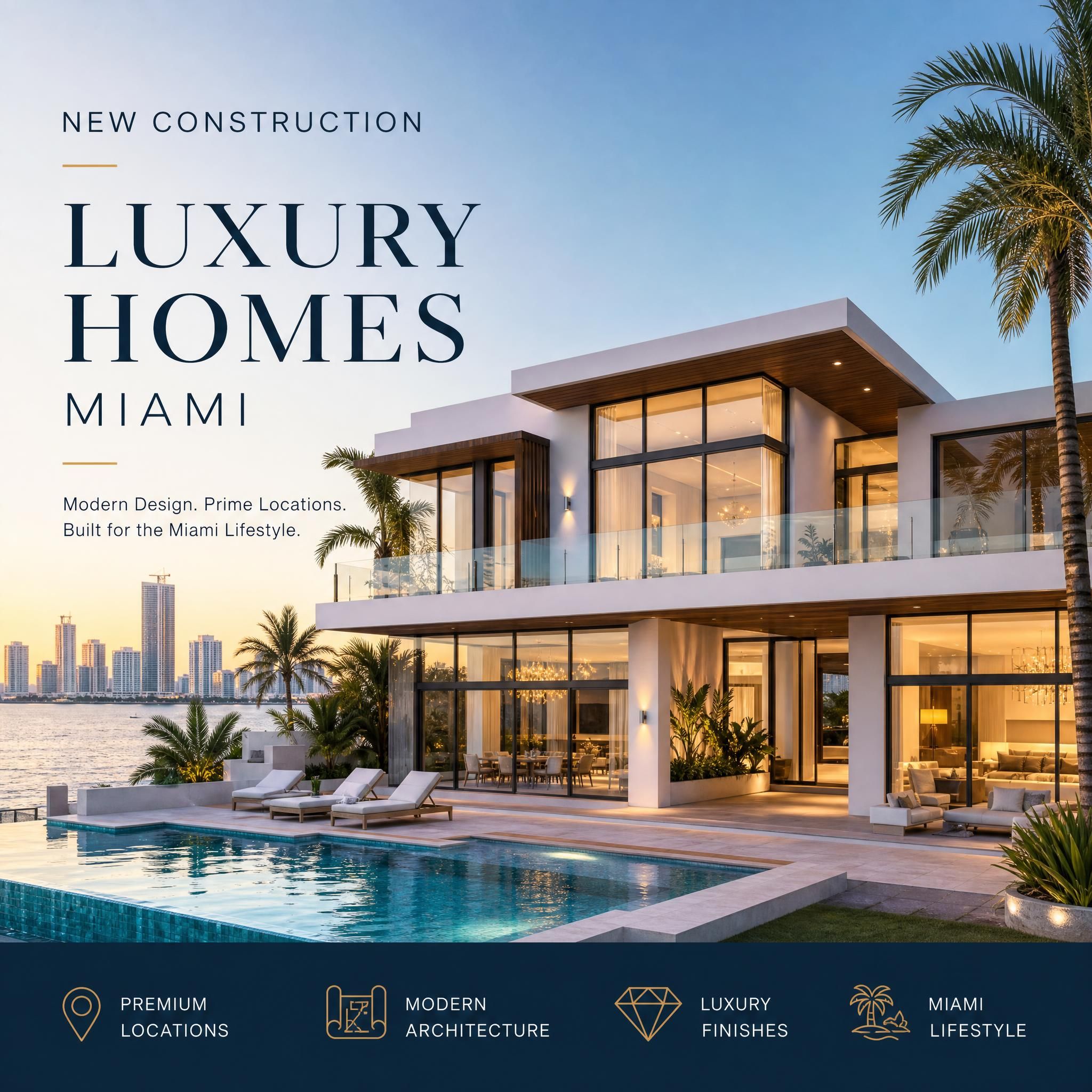 New construction luxury homes Miam