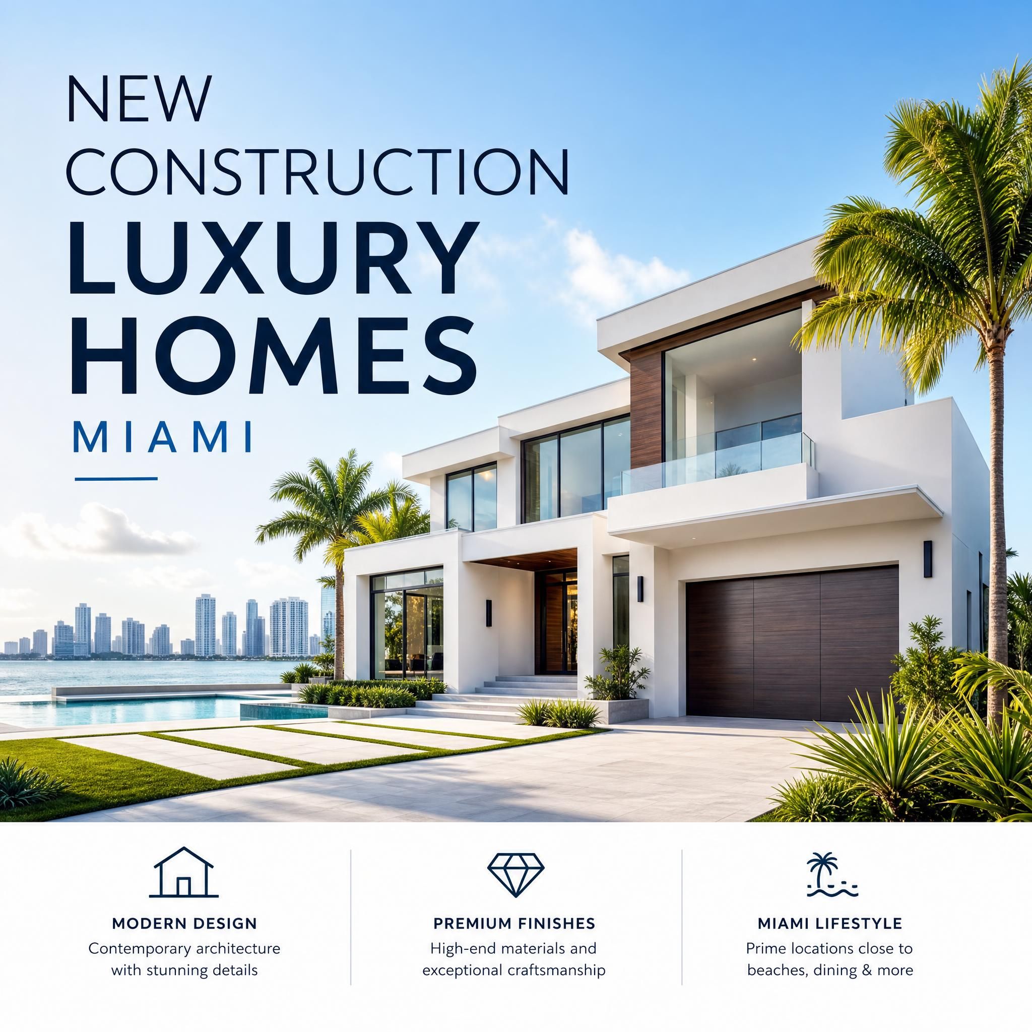 New construction luxury homes Miam