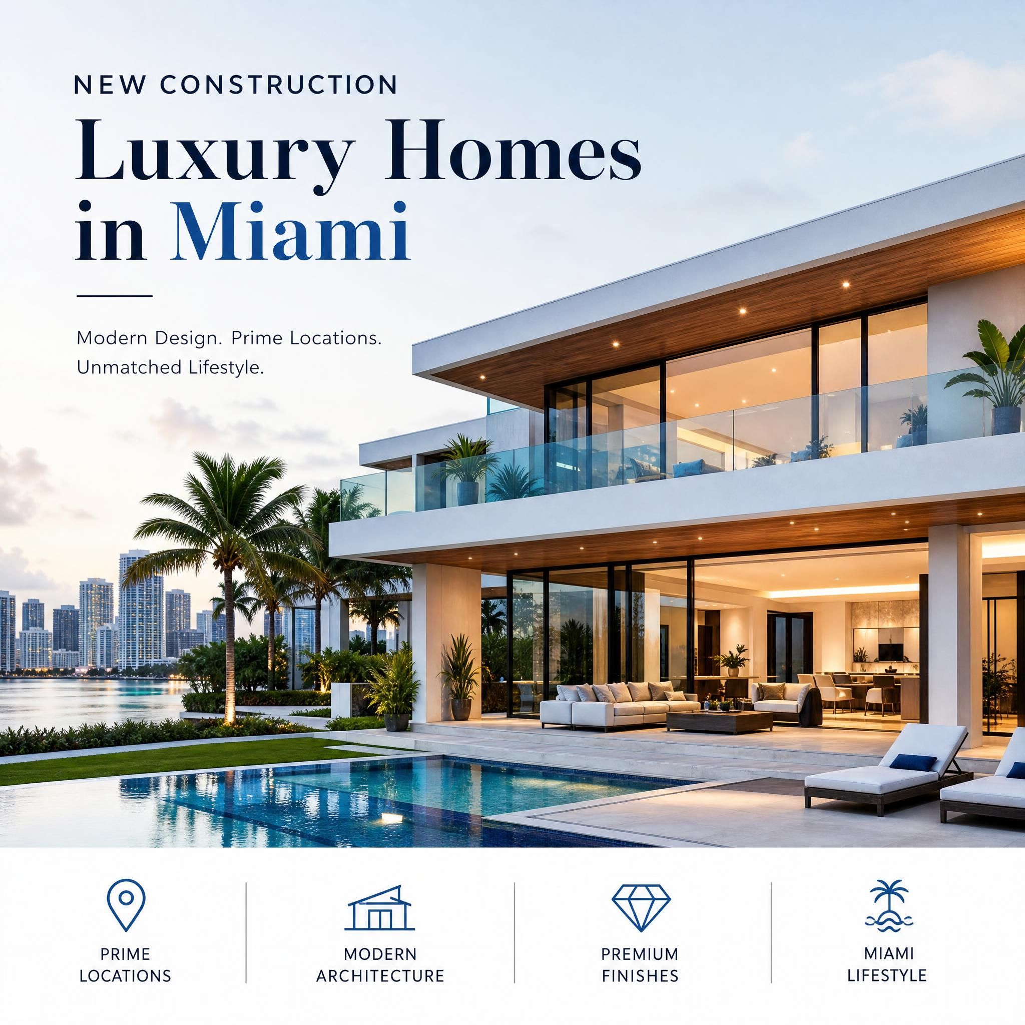 New construction luxury homes Miam