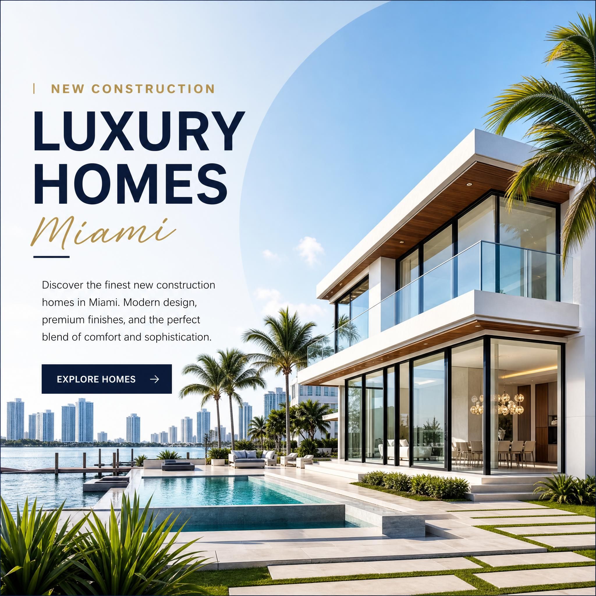 New construction luxury homes Miam