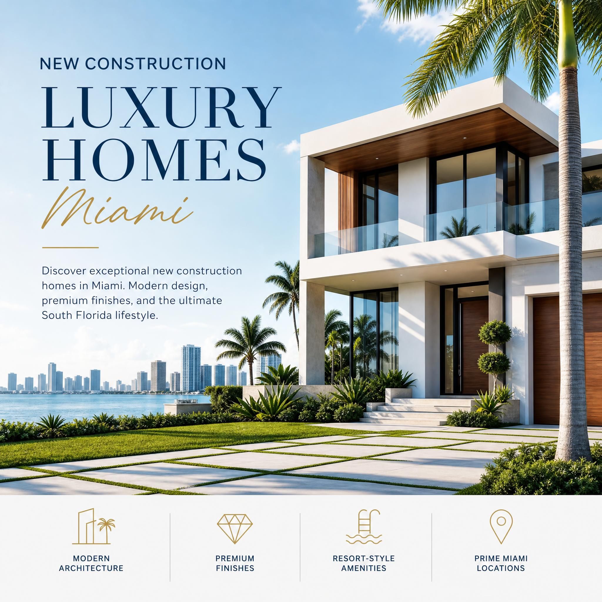 New construction luxury homes Miam