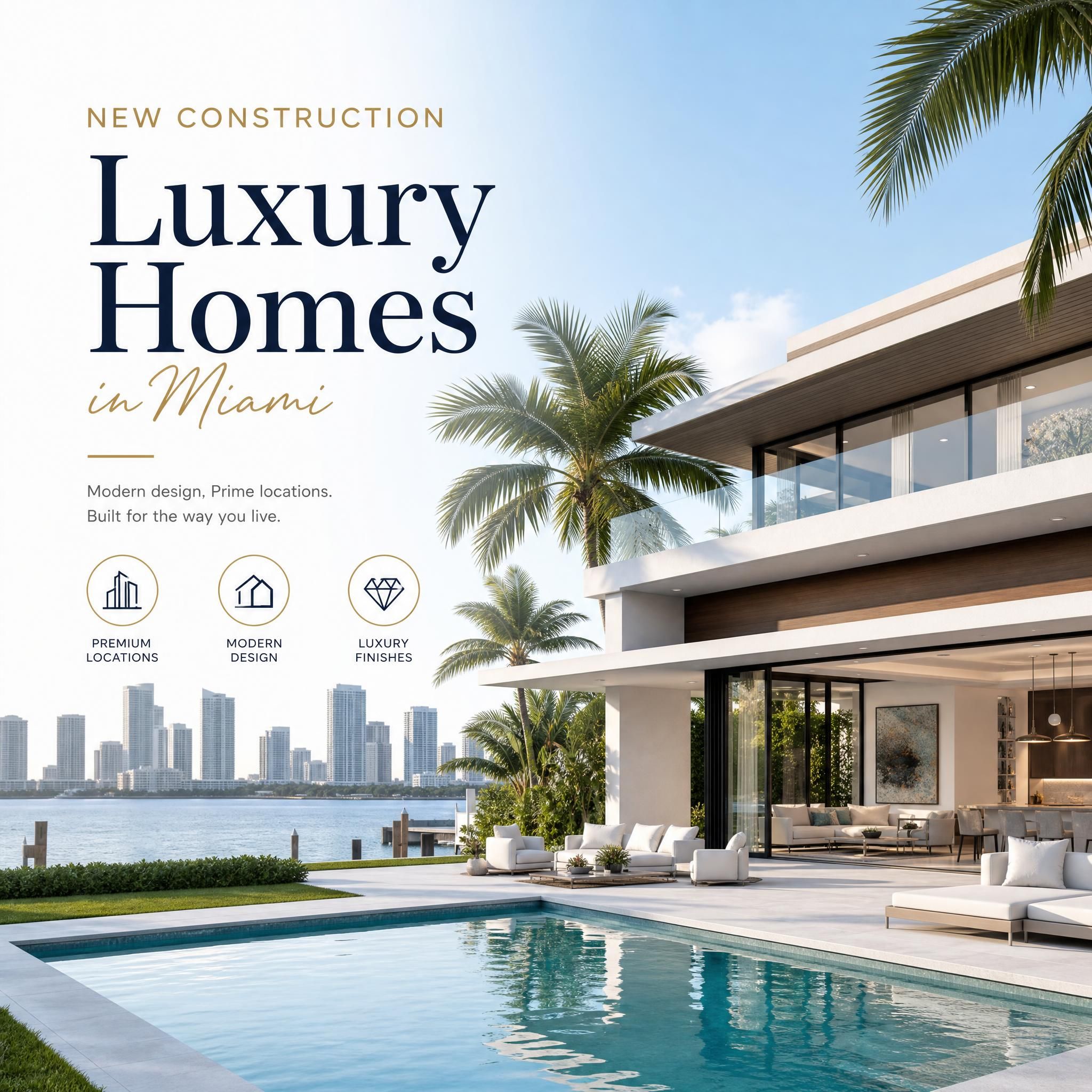 New construction luxury homes Miam