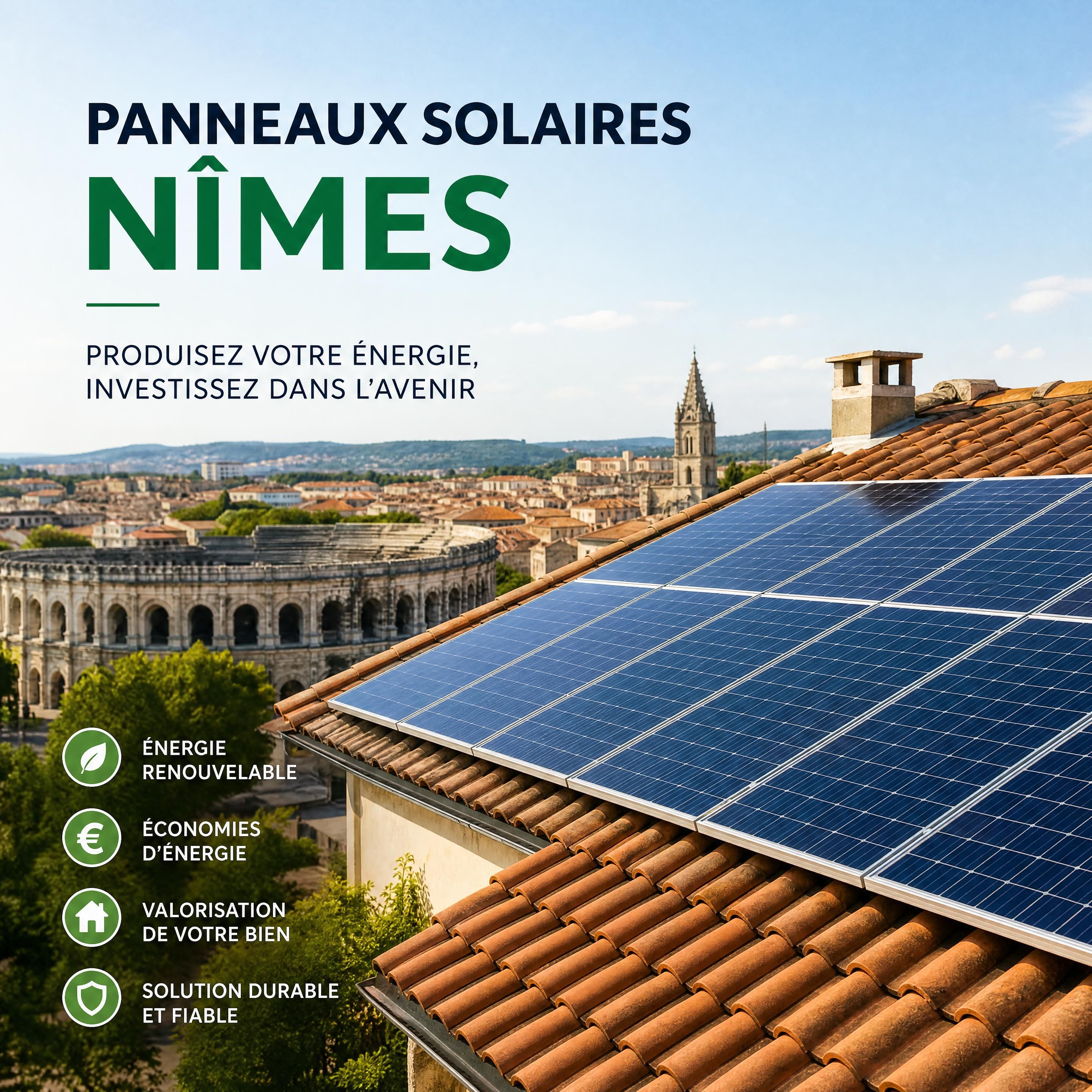 panneaux solaires Nîmes