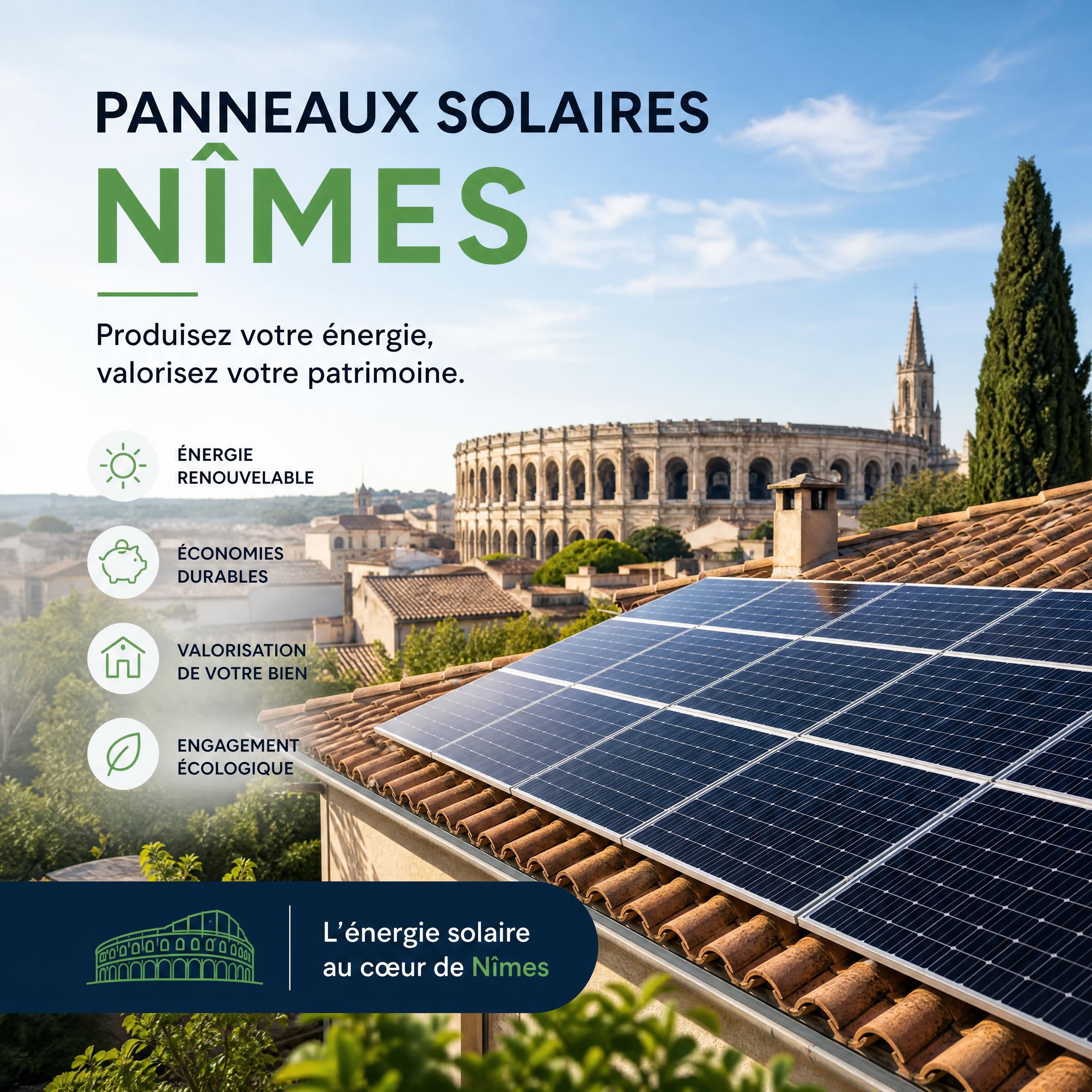 panneaux solaires Nîmes