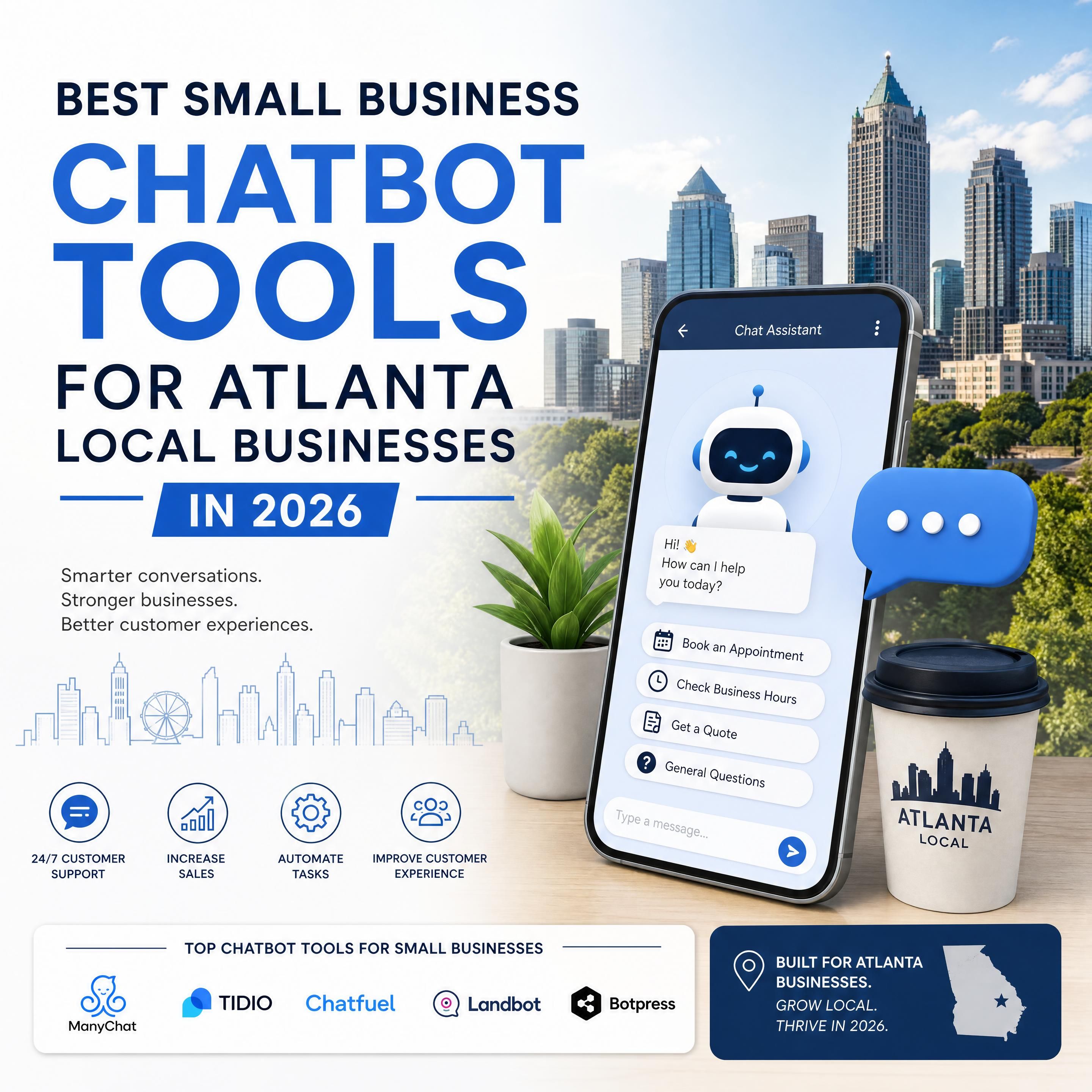 Best small business chatbot tools for Atlanta local businesses in 2026