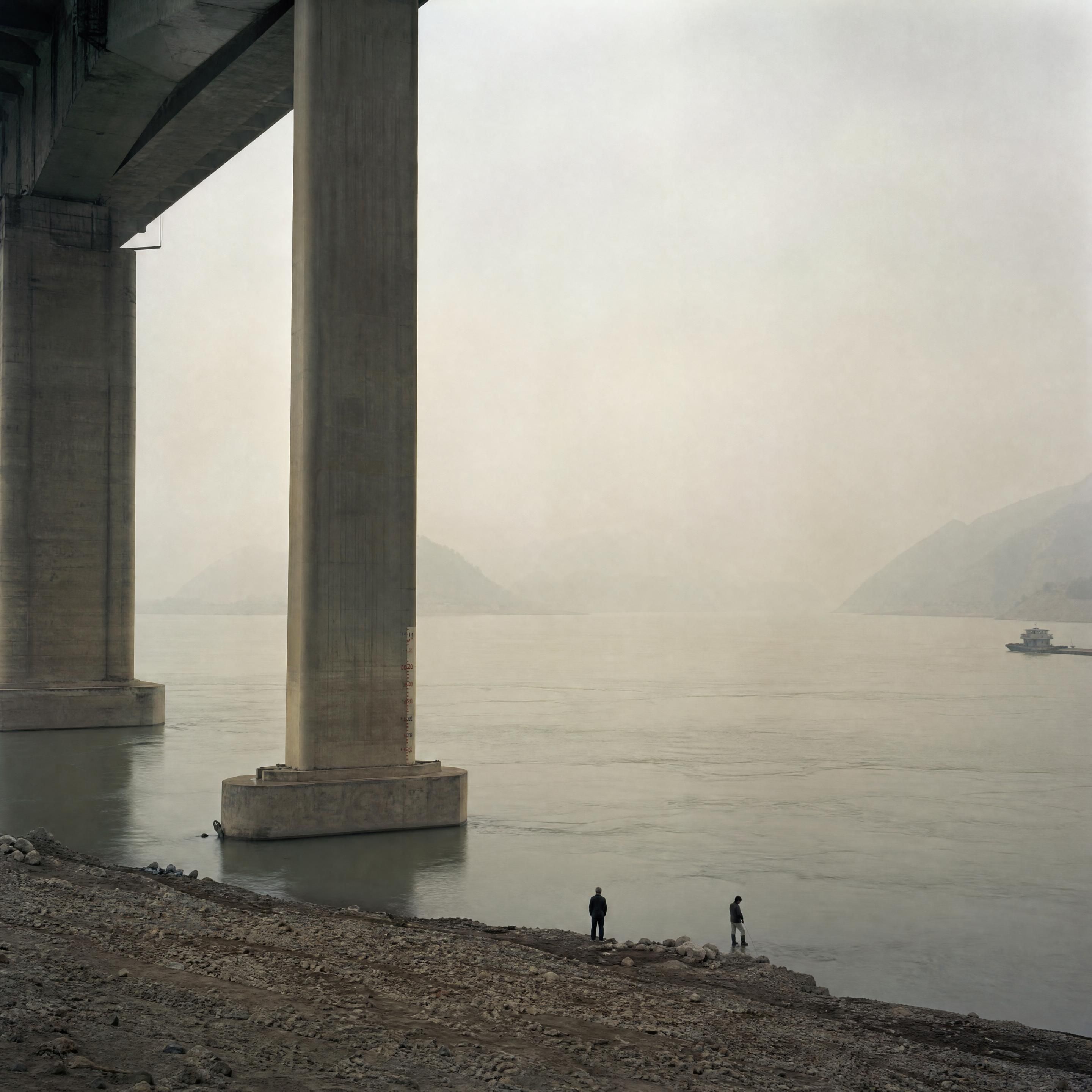 Atmospheric landscape from Nadav Kander’s Yangtze The Long River series presented at Foam Amsterdam