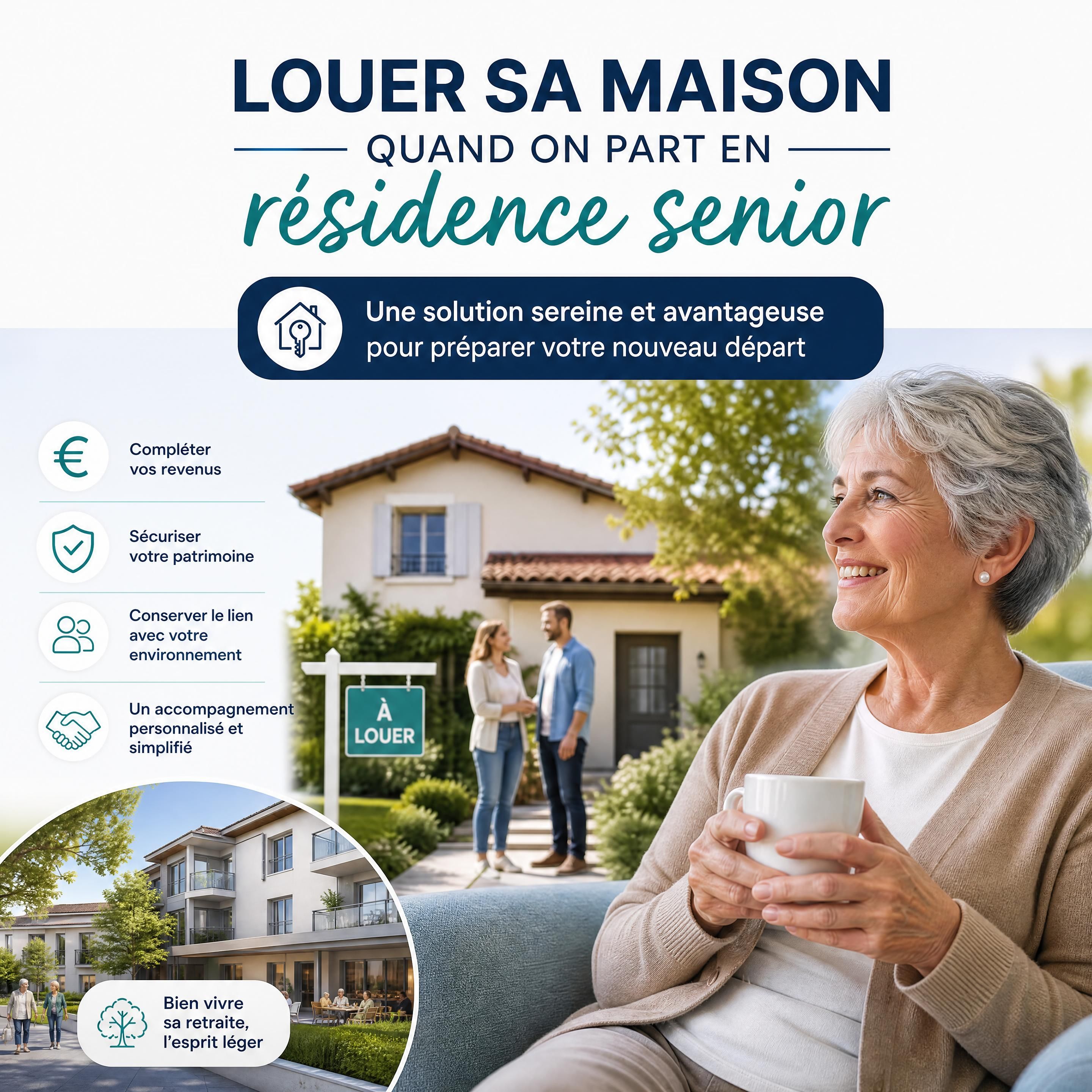 louer sa maison quand on part en résidence senior