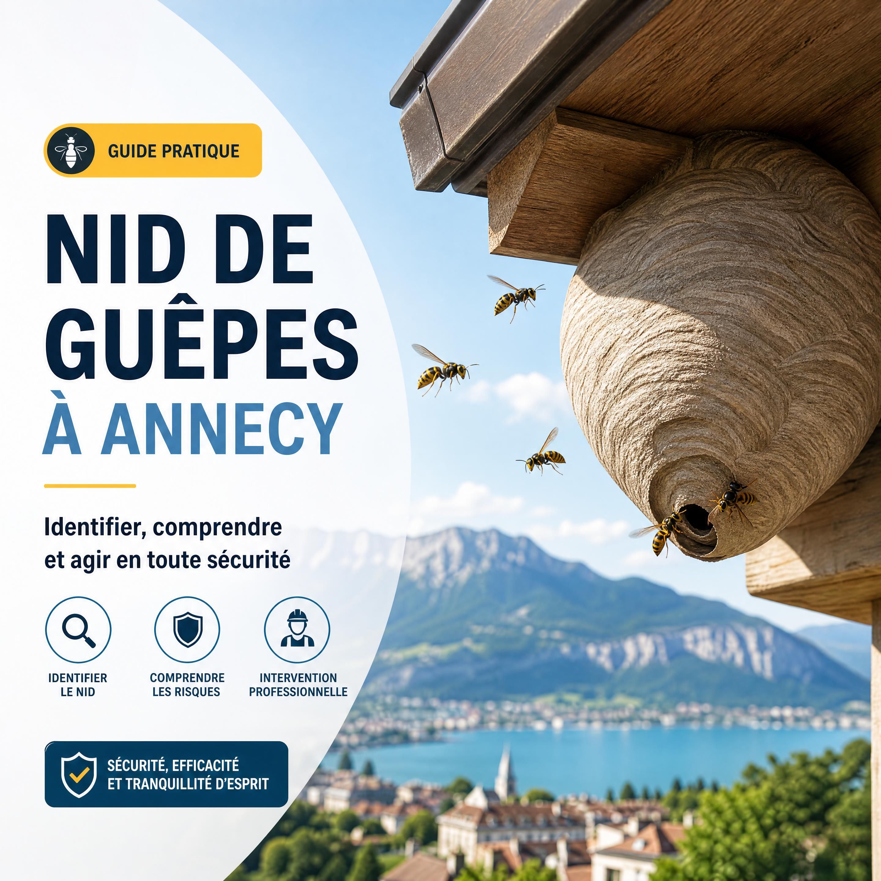 nid de guêpes Annecy